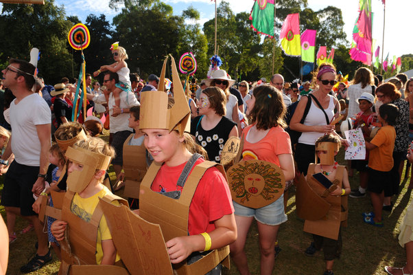 Kids at WOMAD by Steve Turtwin 2014