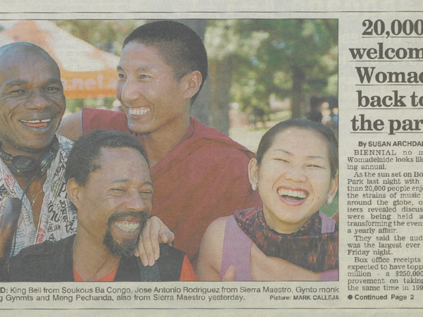 The Advertiser - 20,000 welcome WOMAD back to the park
