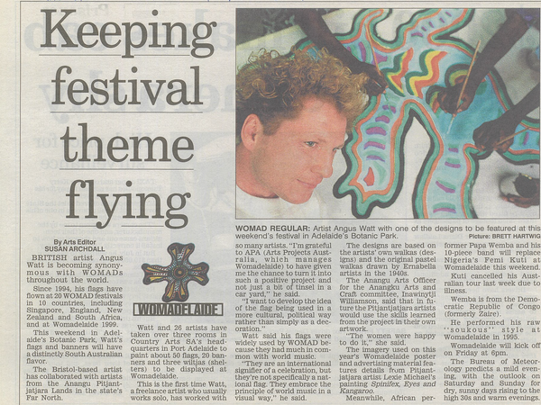 The Advertiser - Keeping The Festival Theme Flying