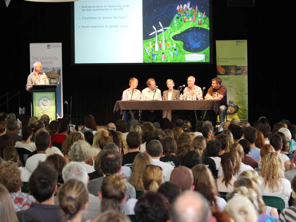 Greening in the Community, Cate Blanchett, Andrew Upton, Tim Jarvis, Scott Kinnear- Image Tony Lewis  