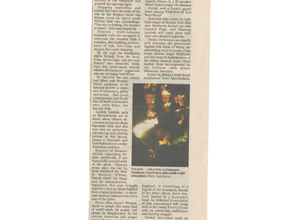 2005, March 7 - Sydney Morning Herald Pg 13